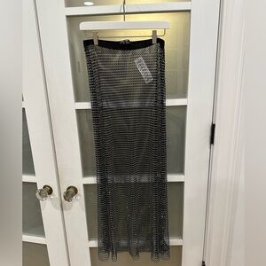 Silence + Noise mesh skirt NWT